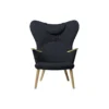 CH78 Mama Bear loungestol, navy/olieret eg