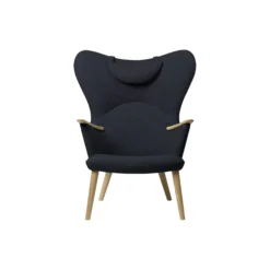 CH78 Mama Bear loungestol, navy/olieret eg
