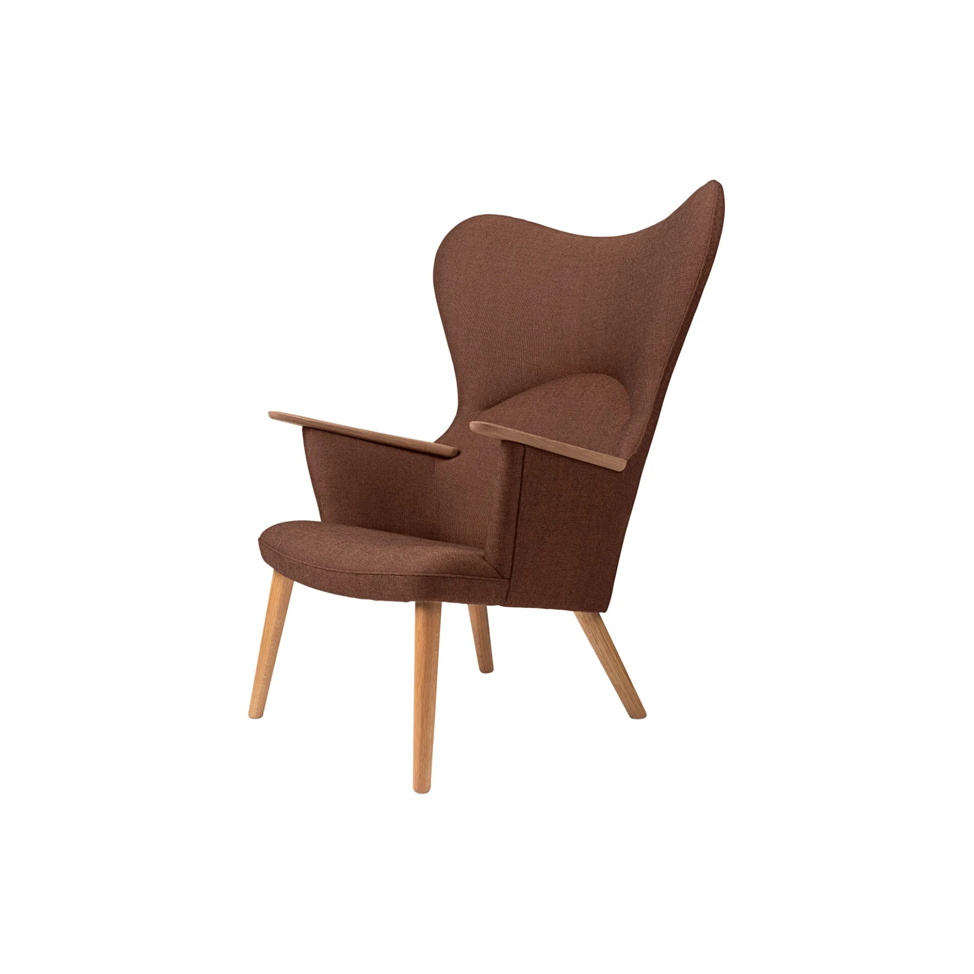 CH78 Mama Bear loungestol, Passion 7101/olieret eg
