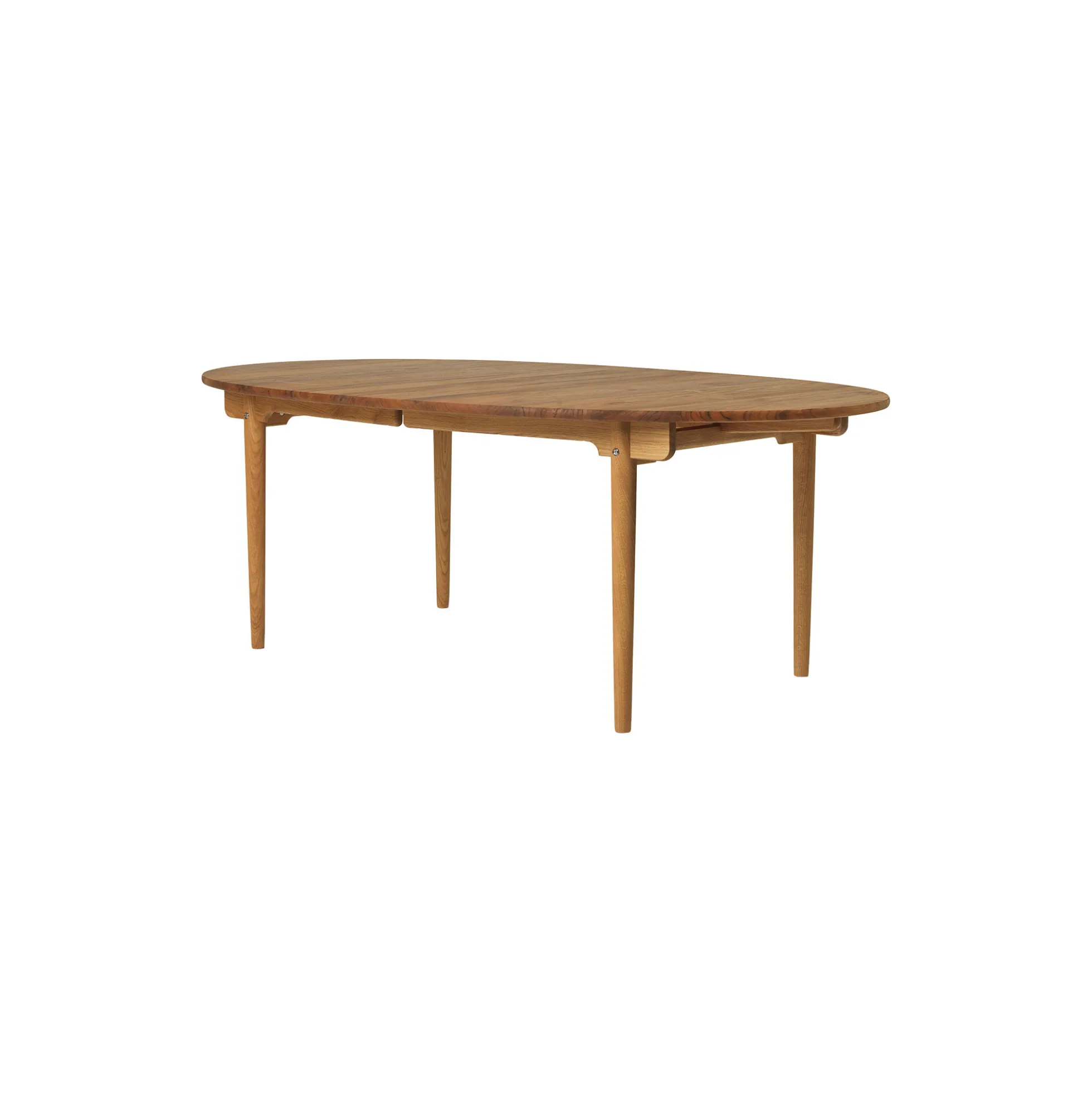 CH338 spisebord inkl. 1 x tillægsplade, teak
