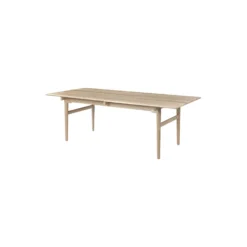 CH327 spisebord, sæbebehandlet eg