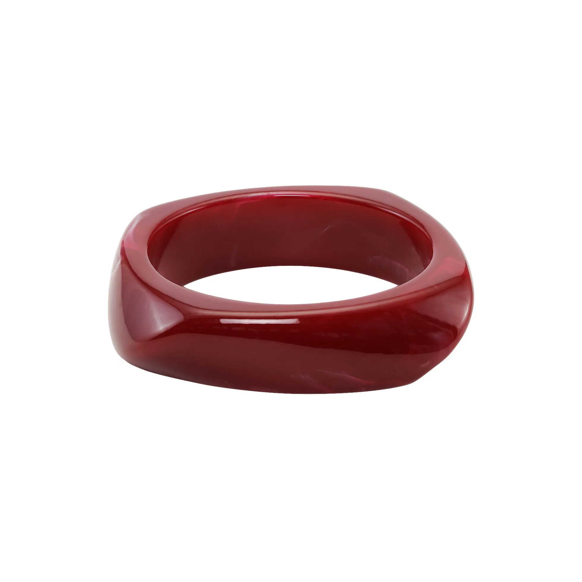 Chunky Bangle, burgundy