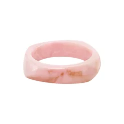 Chunky Bangle, pink marble