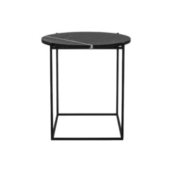Circle Side Table, black