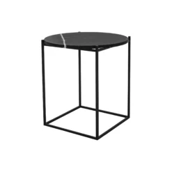 Circle Side Table, black