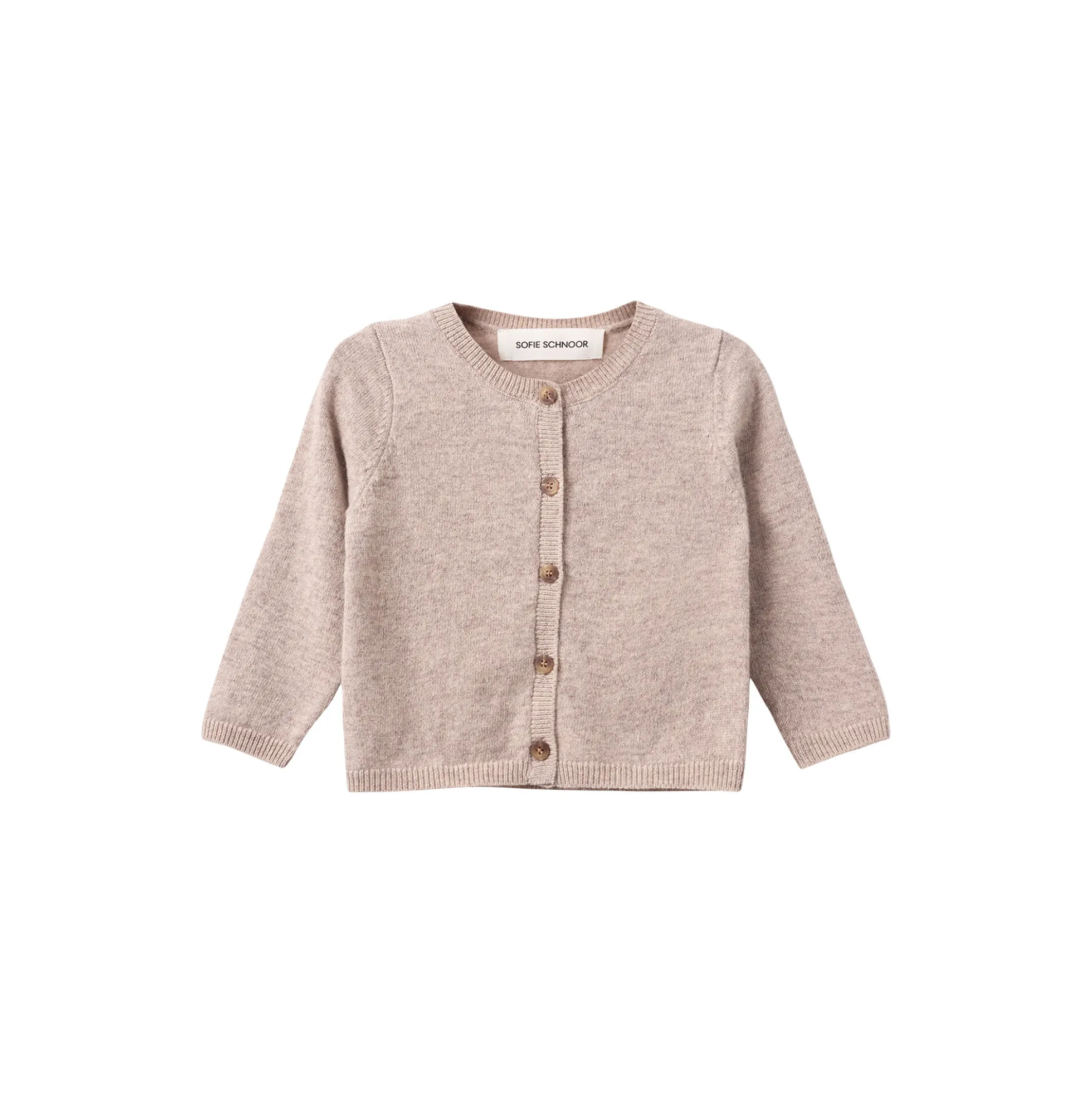 CisseSB Cardigan, brown melange