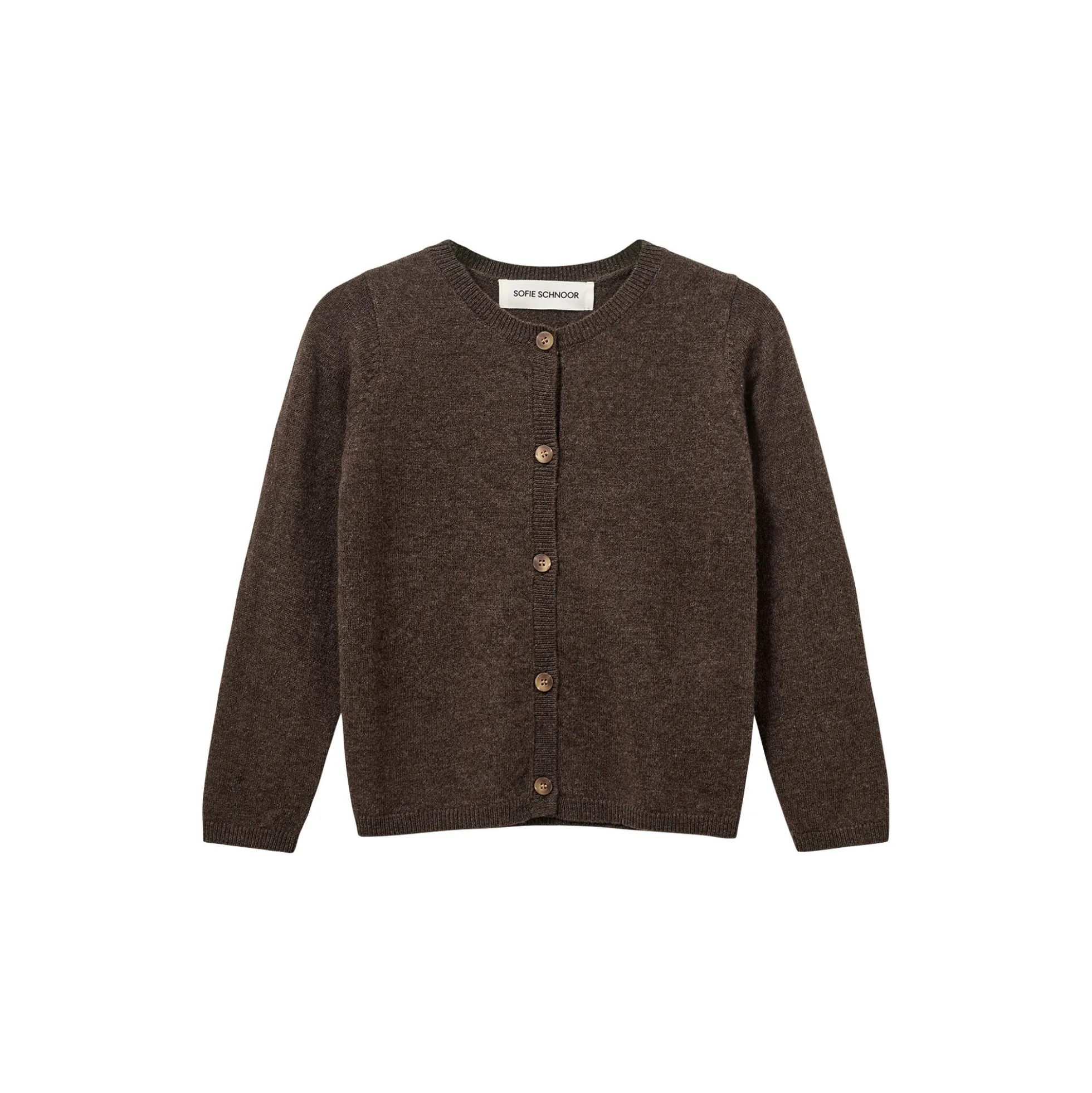 CisseSK Cardigan, brown fudge