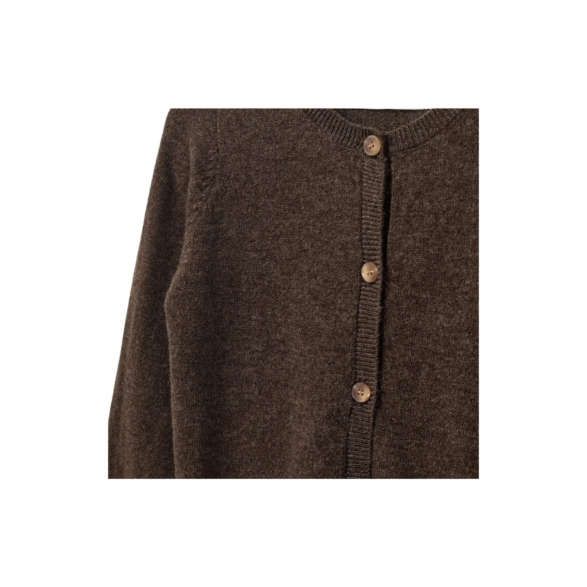 CisseSK Cardigan, brown fudge