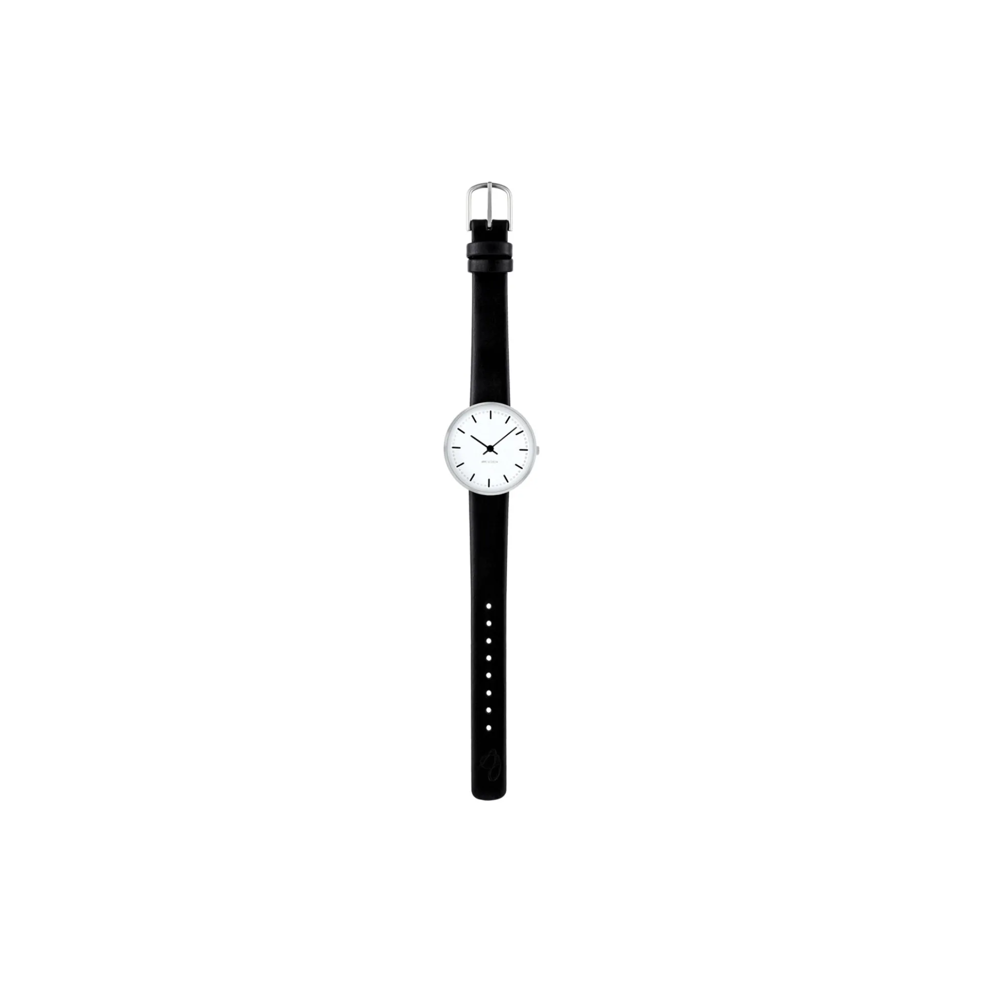 City Hall armbåndsur, white/steel/black