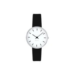 City Hall armbåndsur, white/steel/black