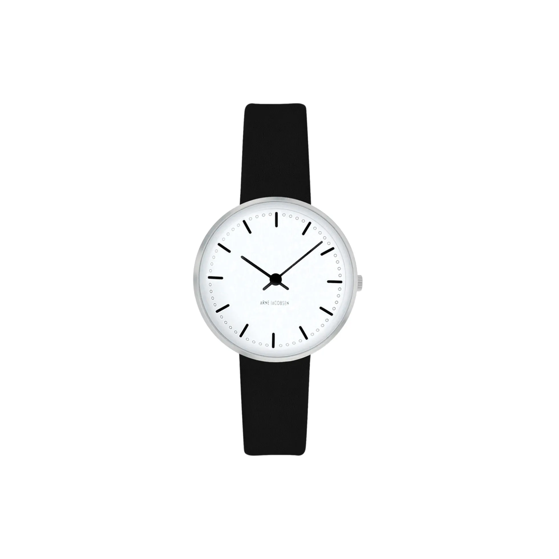 City Hall armbåndsur, white/steel/black