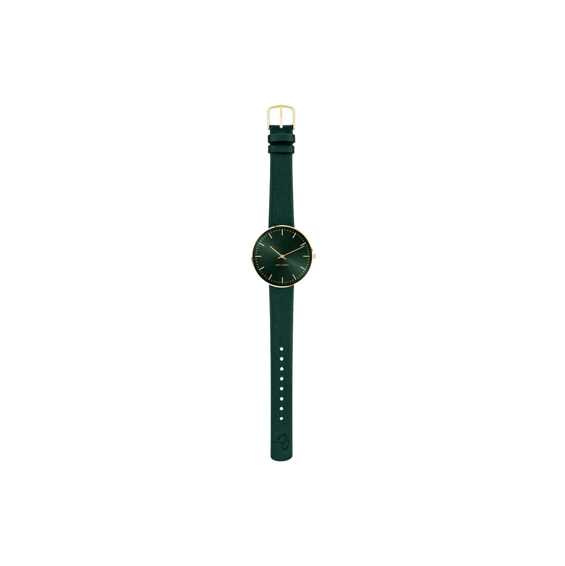 City Hall Evergreen armbåndsur, green/gold/green