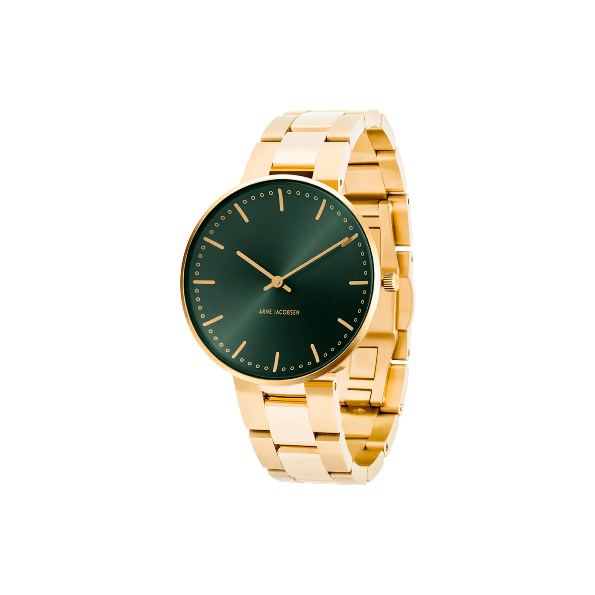 City Hall Evergreen armbåndsur, green/gold/matt gold