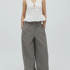 Clari-M Pant, java white stripe