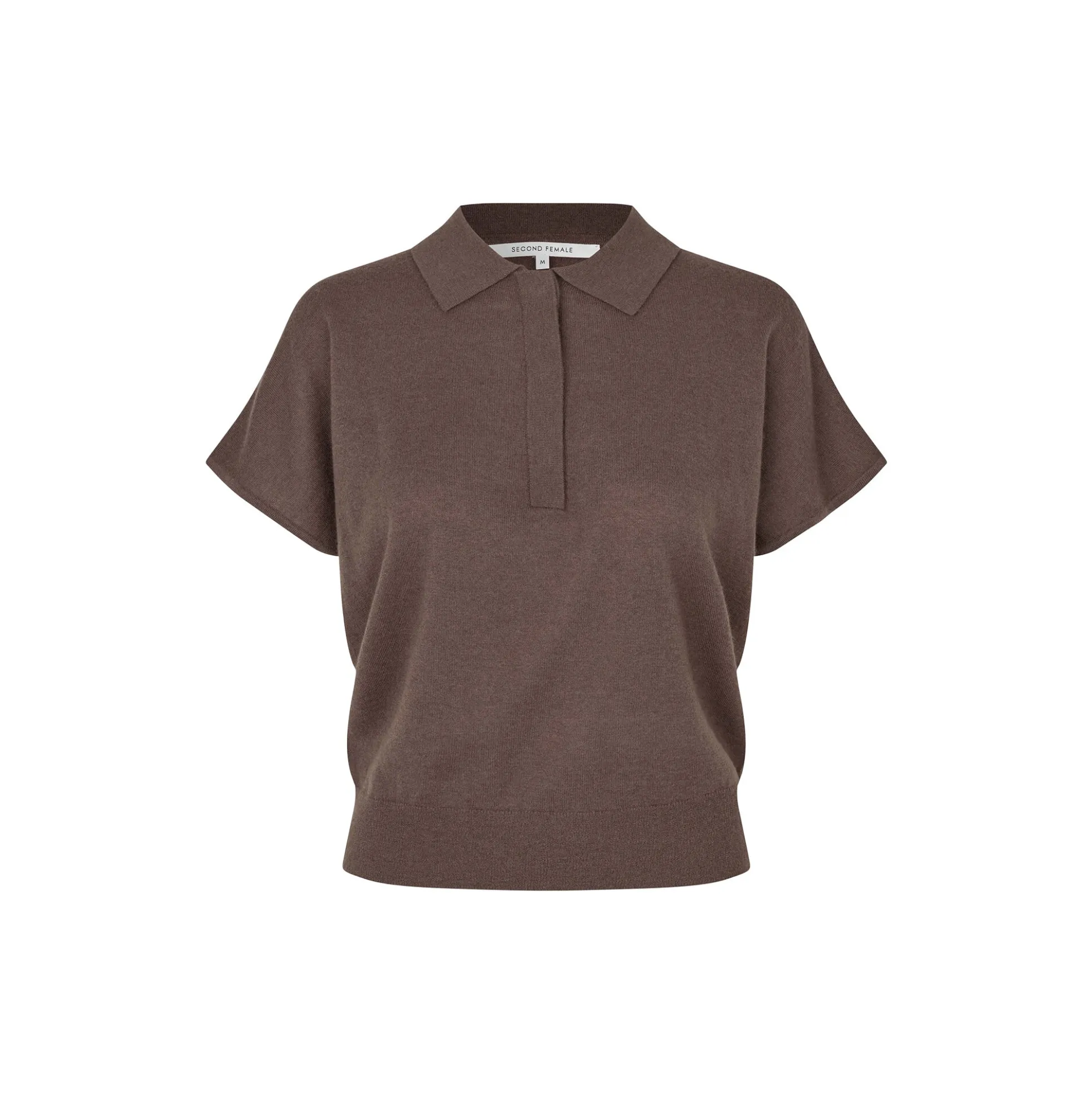 Claro Knit SS Polo, carafe
