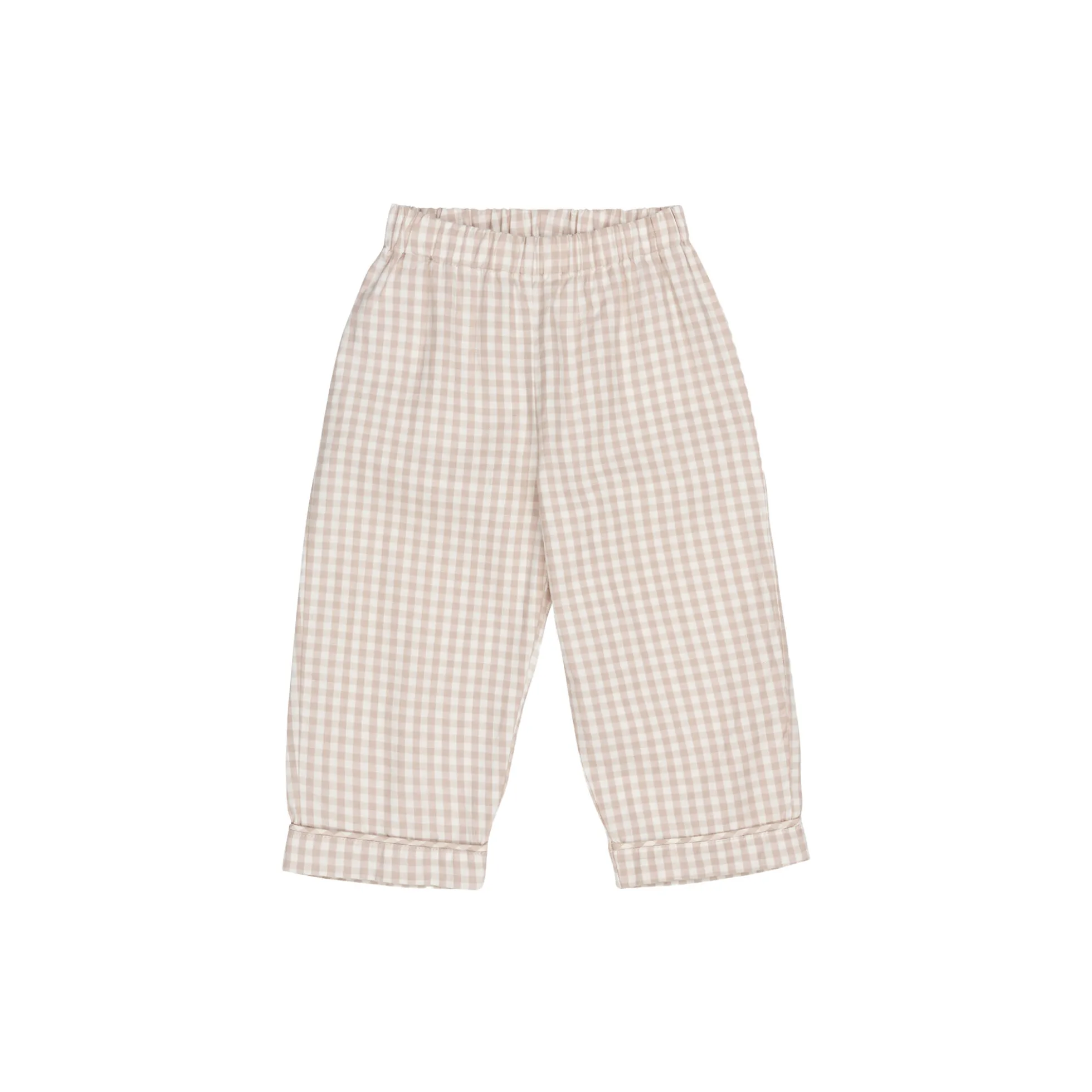 Classic Pyjamas, beige gingham