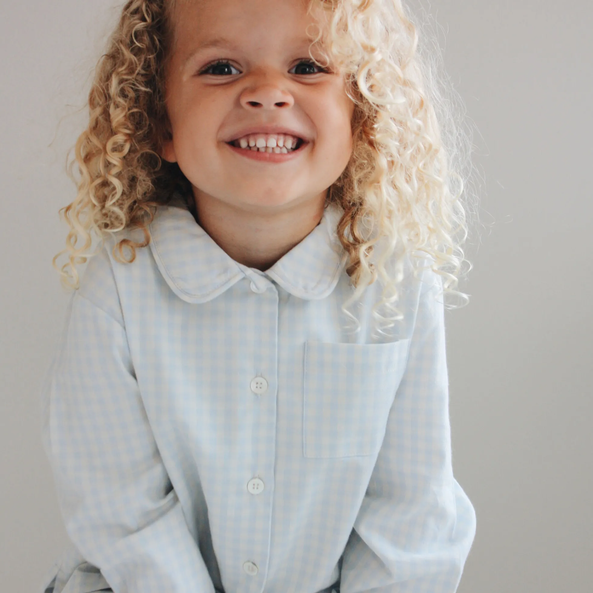 Classic Pyjamas, blue gingham