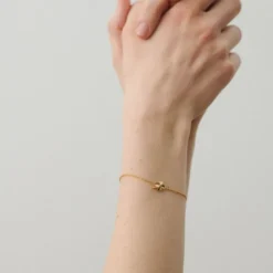 Clover armbånd, guld