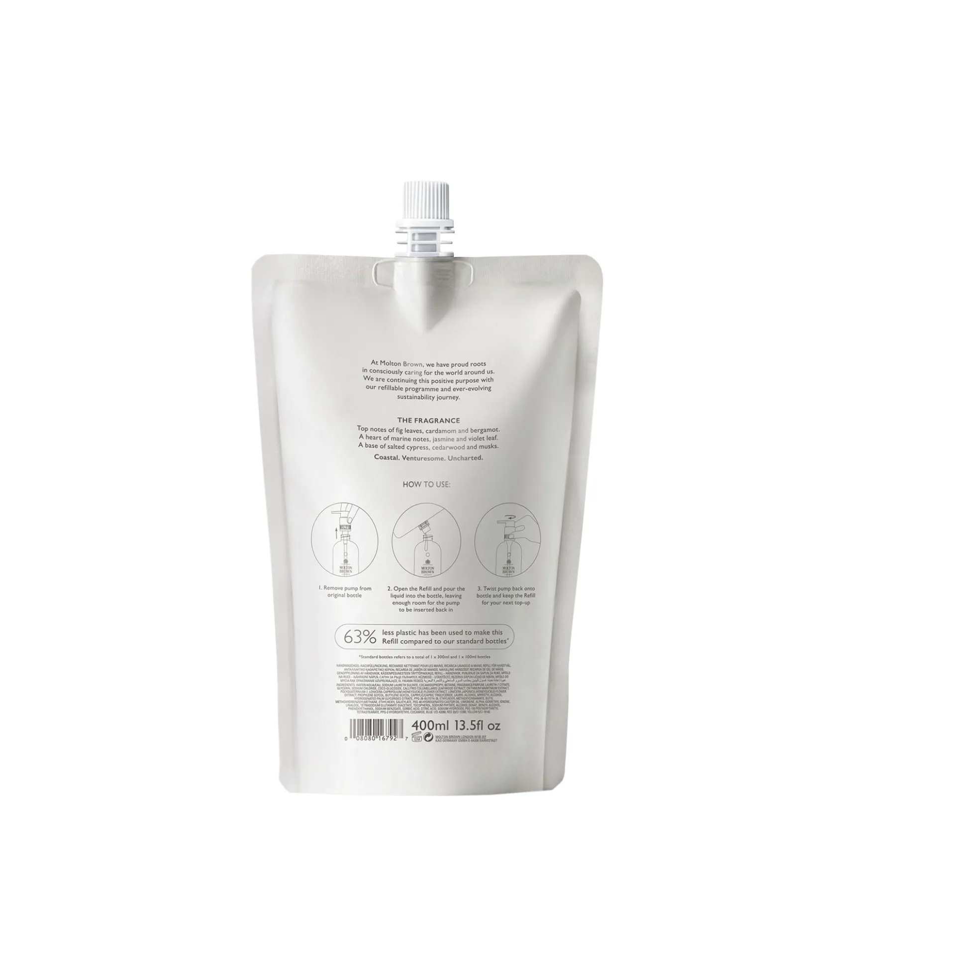 Coastal Cypress & Sea Fennel Fine Liquid Hand Wash Refill