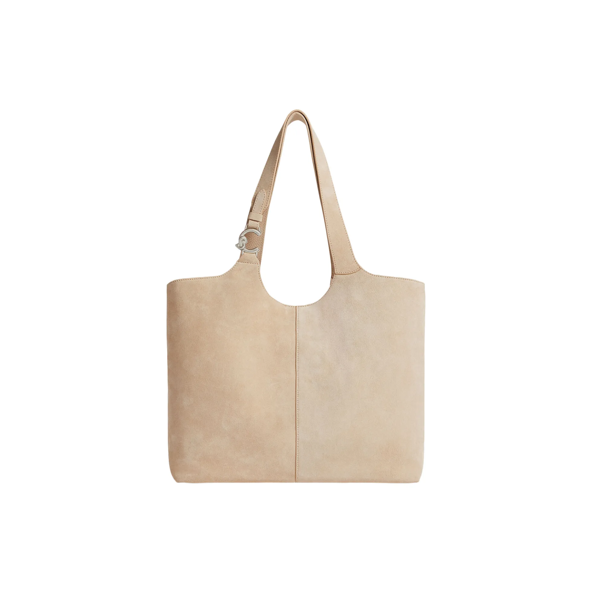 COCCINELLE C-EASY SUEDE, sandshel/sandsh