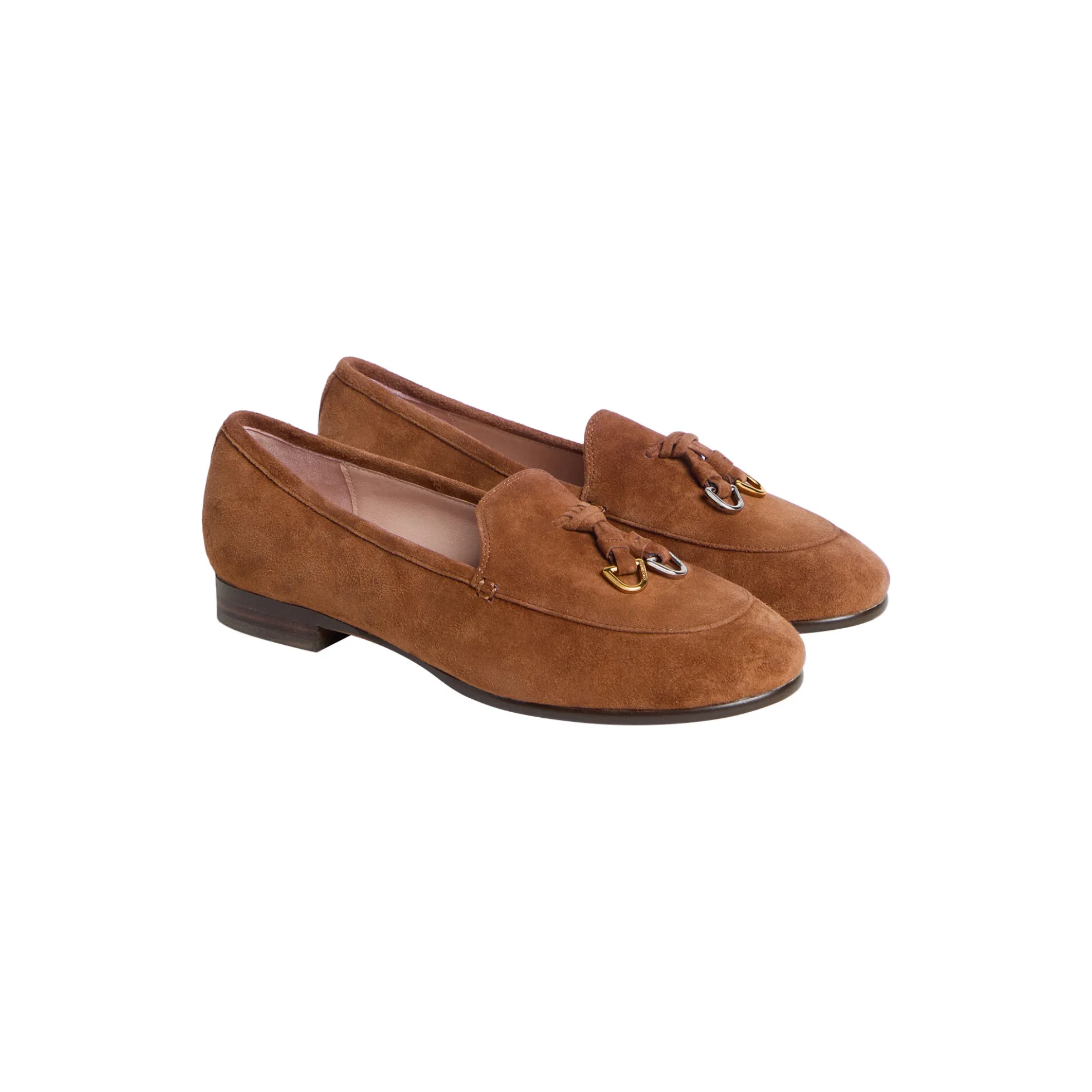 COCCINELLE LOOP SUEDE, cognac