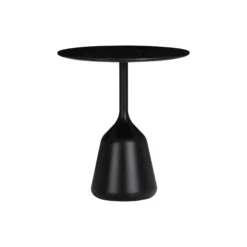 Coin Side Table, black oak