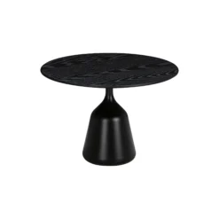 Coin Side Table, black oak