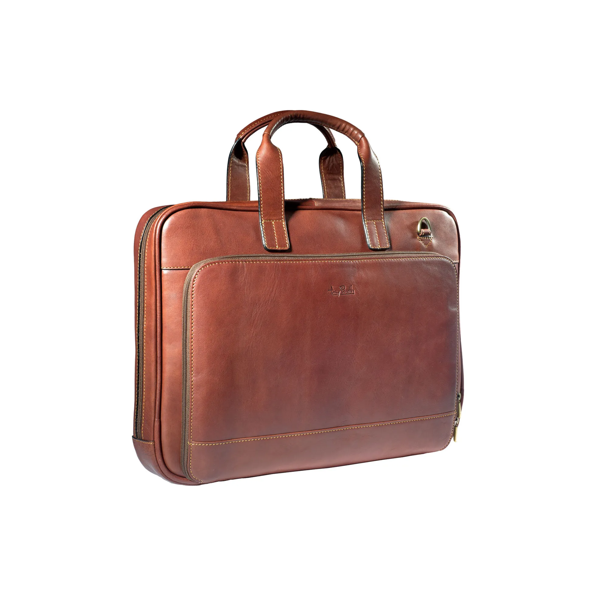 1 Compartment Laptop Bag, dark brown