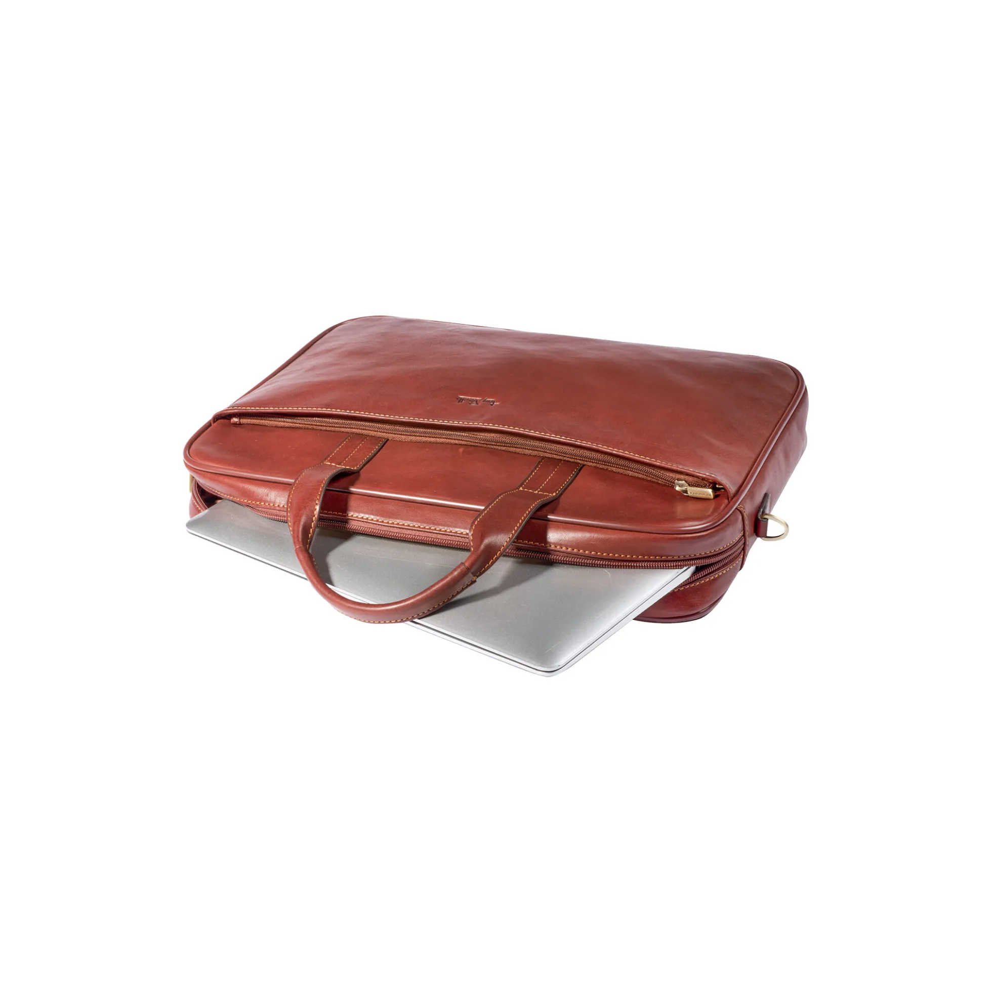 1 Compartment Laptop Bag, dark brown