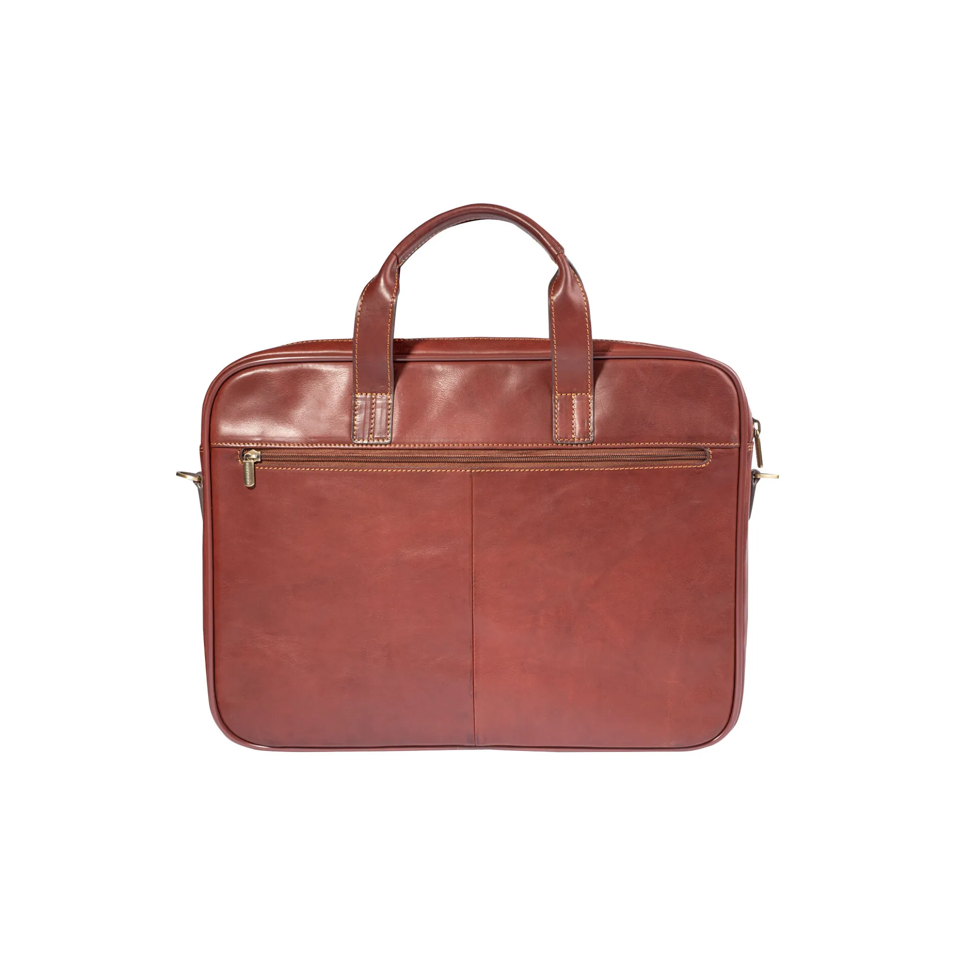 1 Compartment Laptop Bag, dark brown