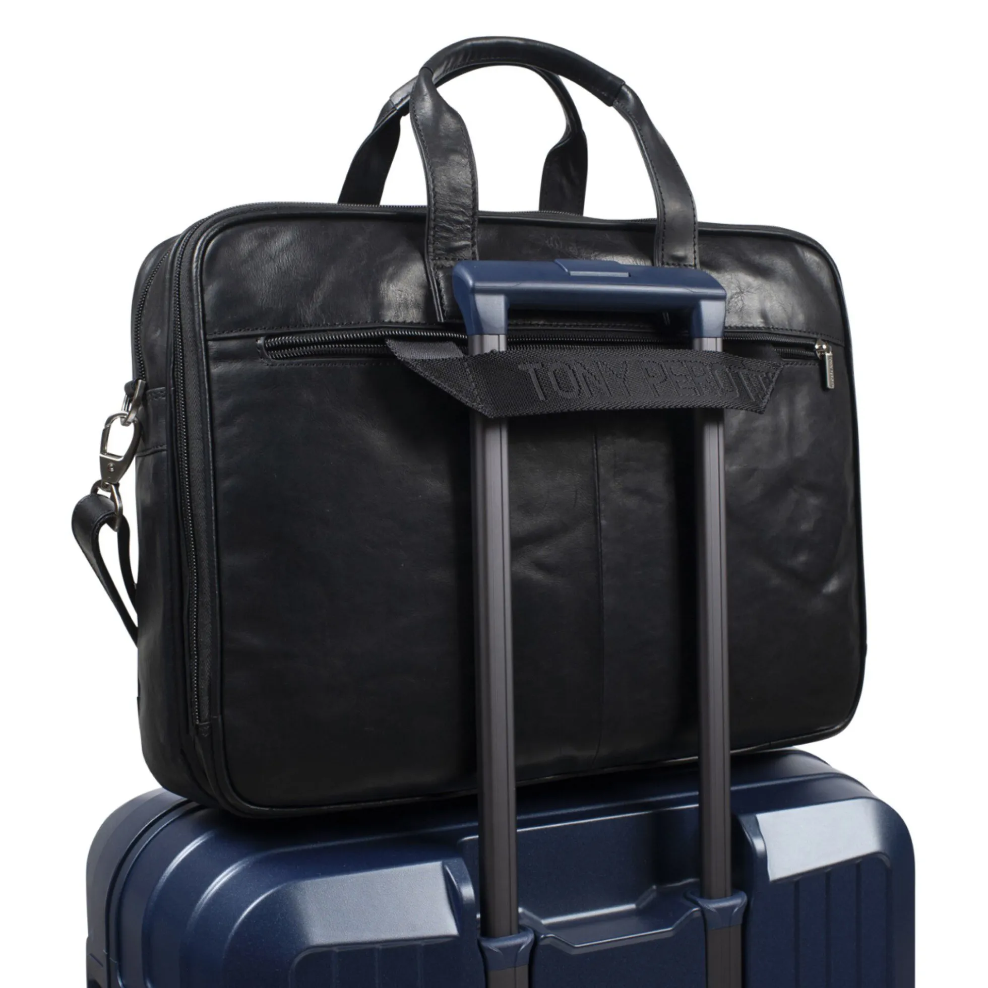 2 Compartment Laptop Briefcase, black
