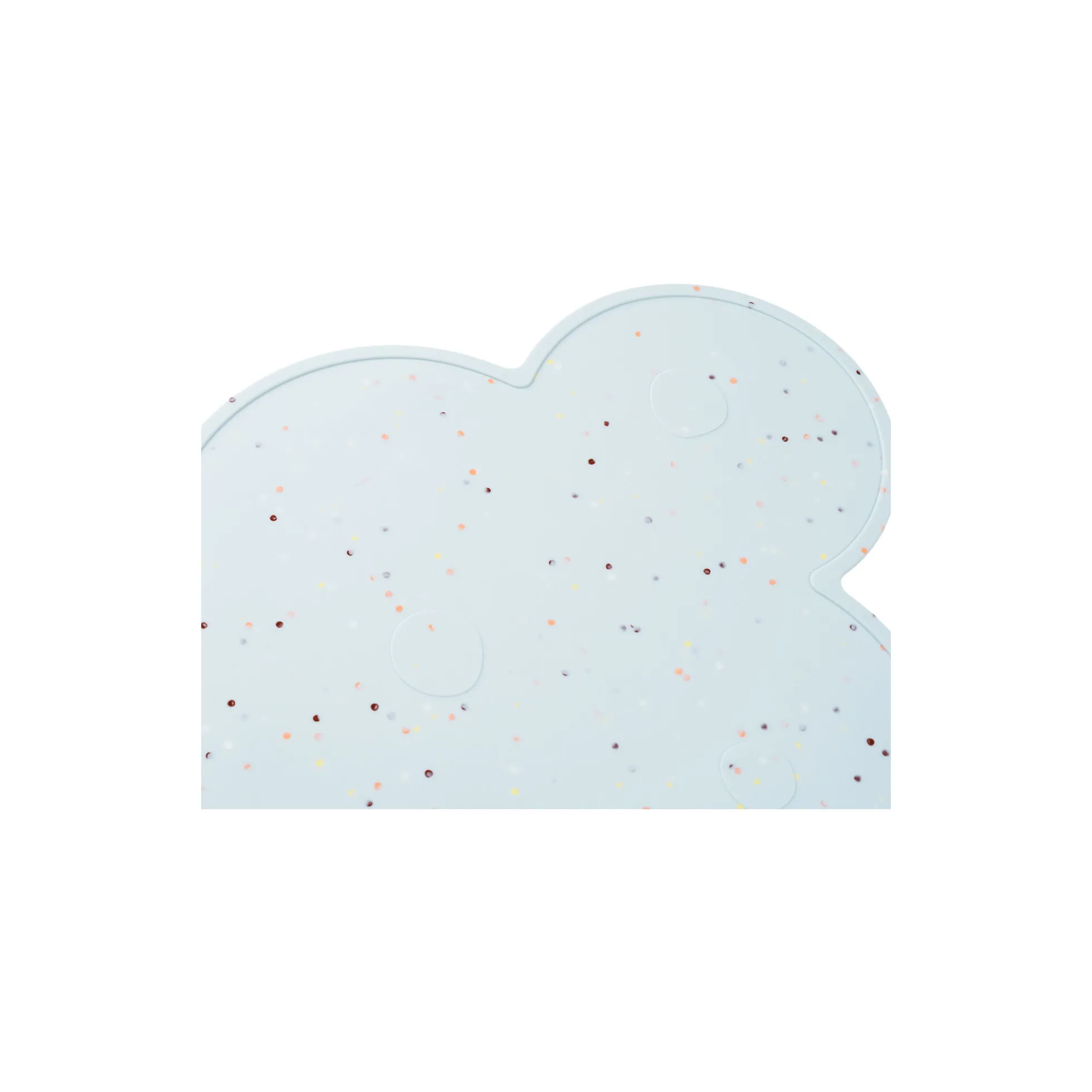 Confetti silikone dækkeserviet , blue