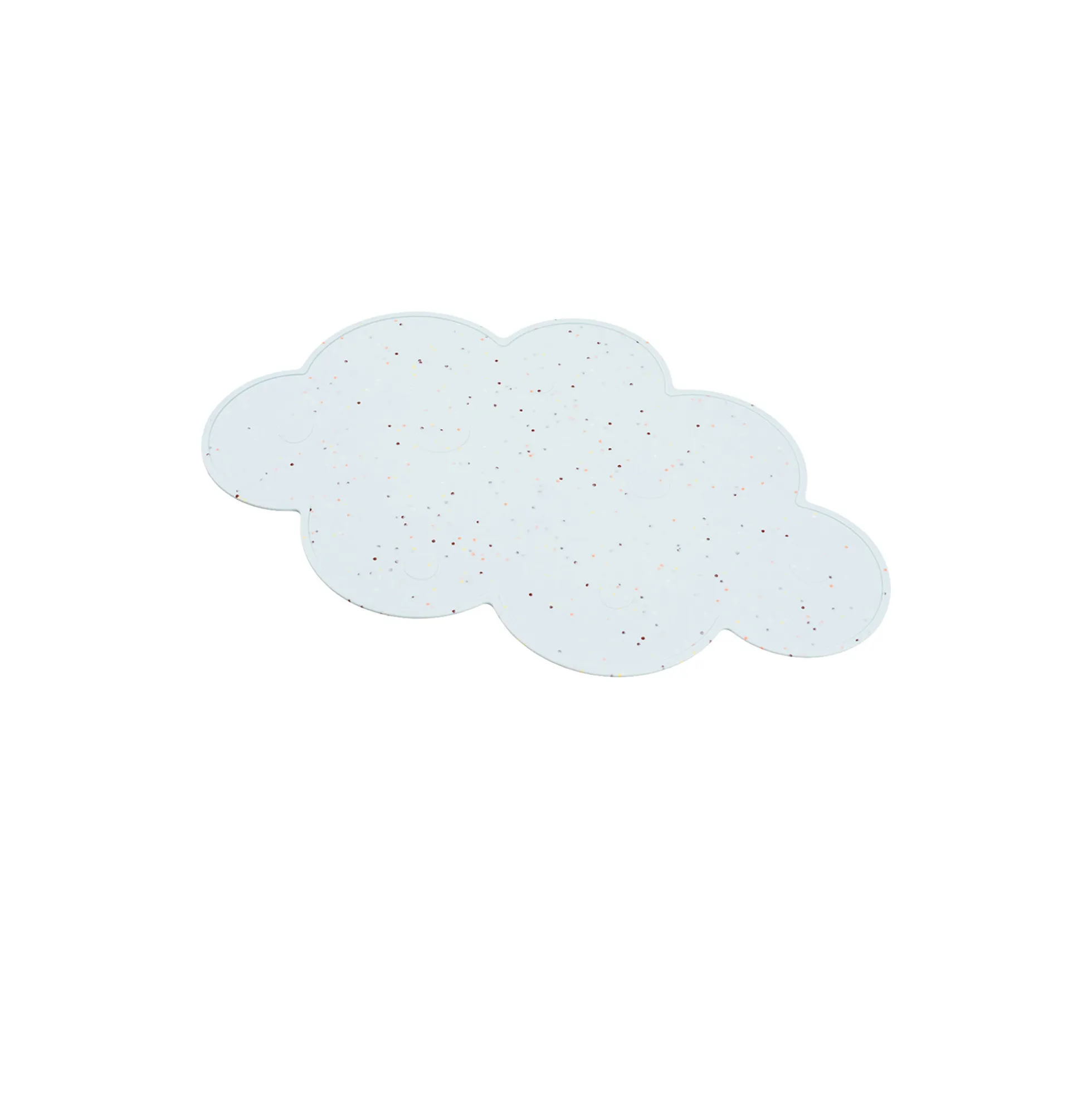 Confetti silikone dækkeserviet , blue