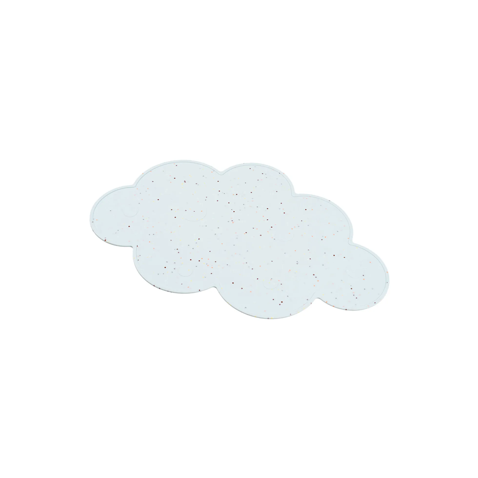 Confetti silikone dækkeserviet , blue