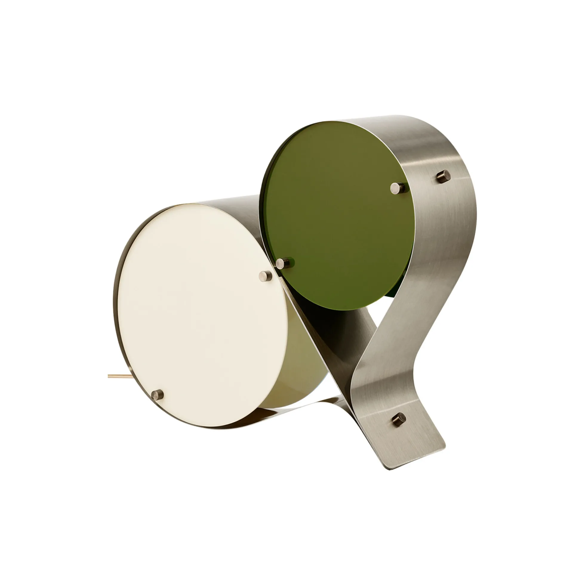 Coppia Table Lamp, ivory/olive