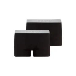 Cotton Essentials Pants 2-Pack, black
