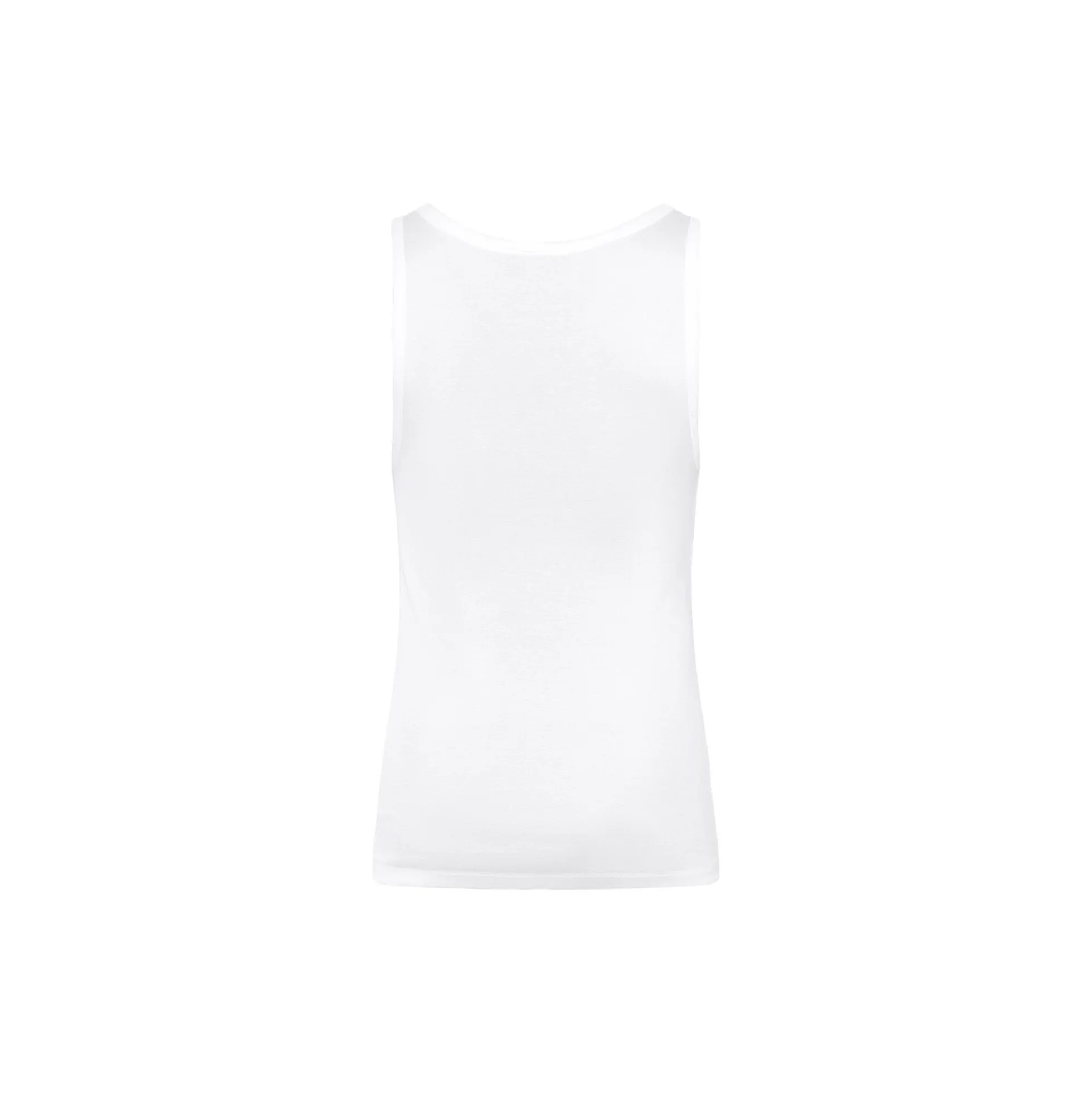 Cotton Pure Tank Top, white