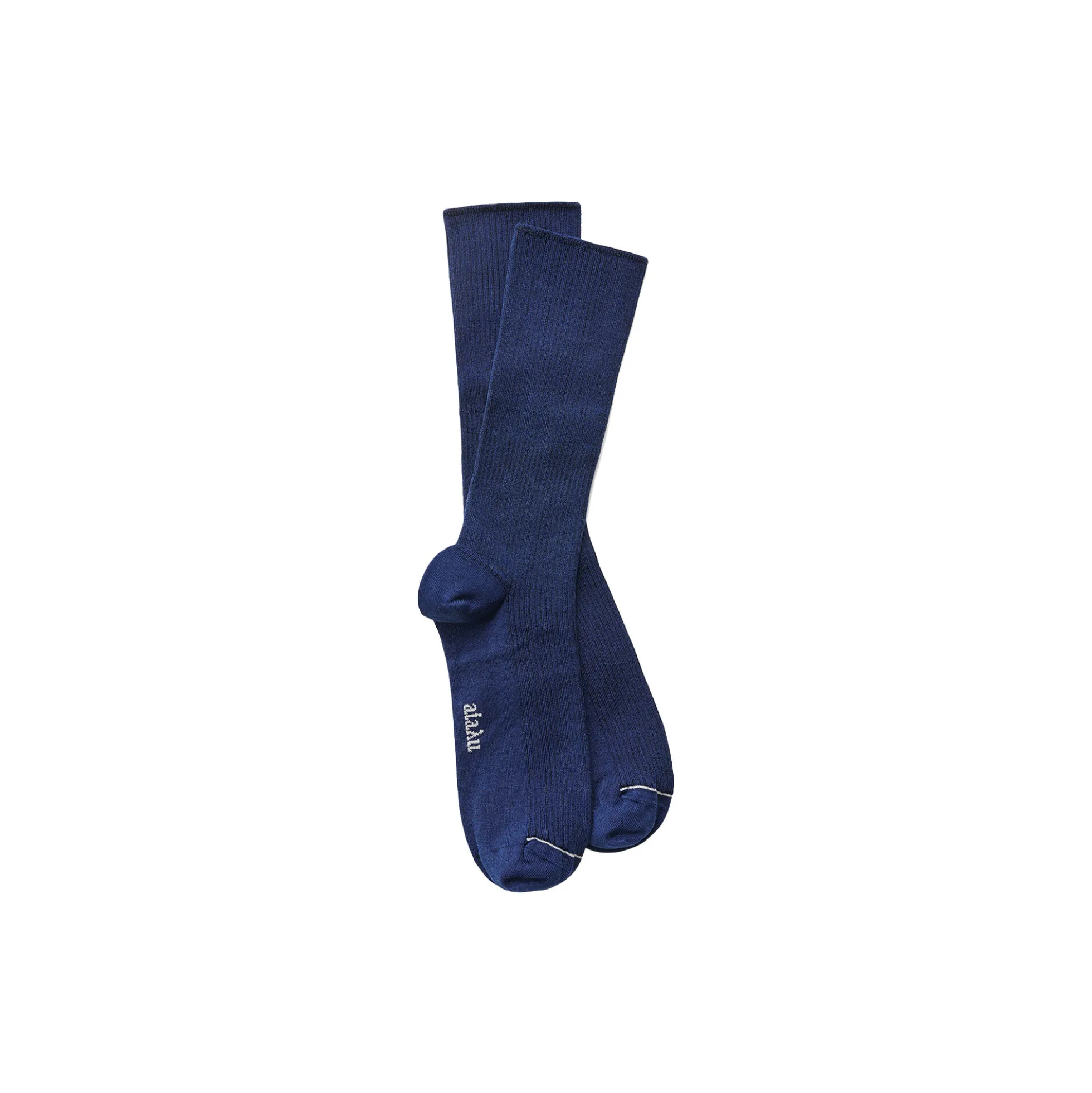 Cotton Rib Socks, midnight blue