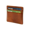 Creditcard Wallet, cognac