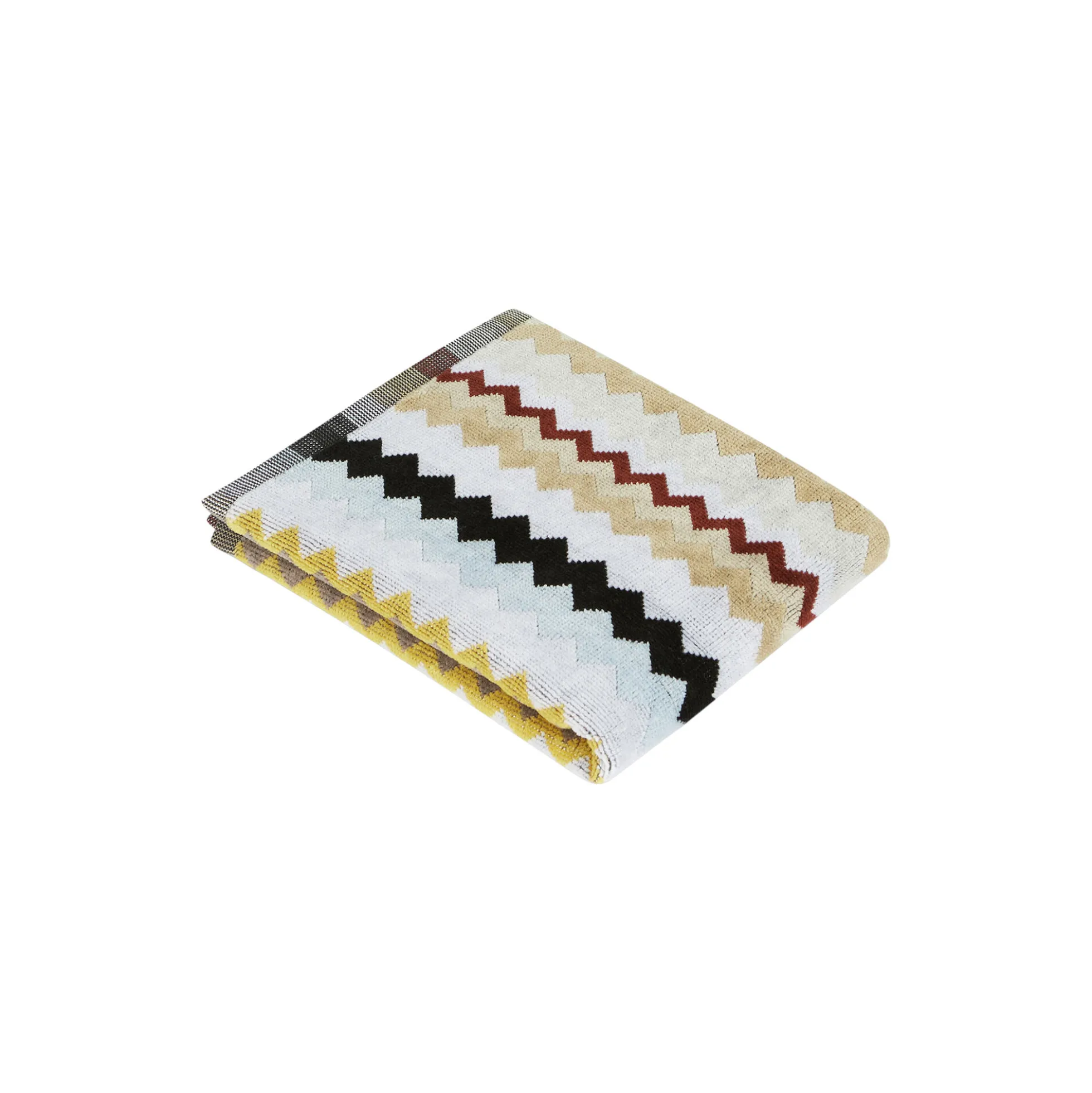 Curt håndklæde, 160 black multicolor