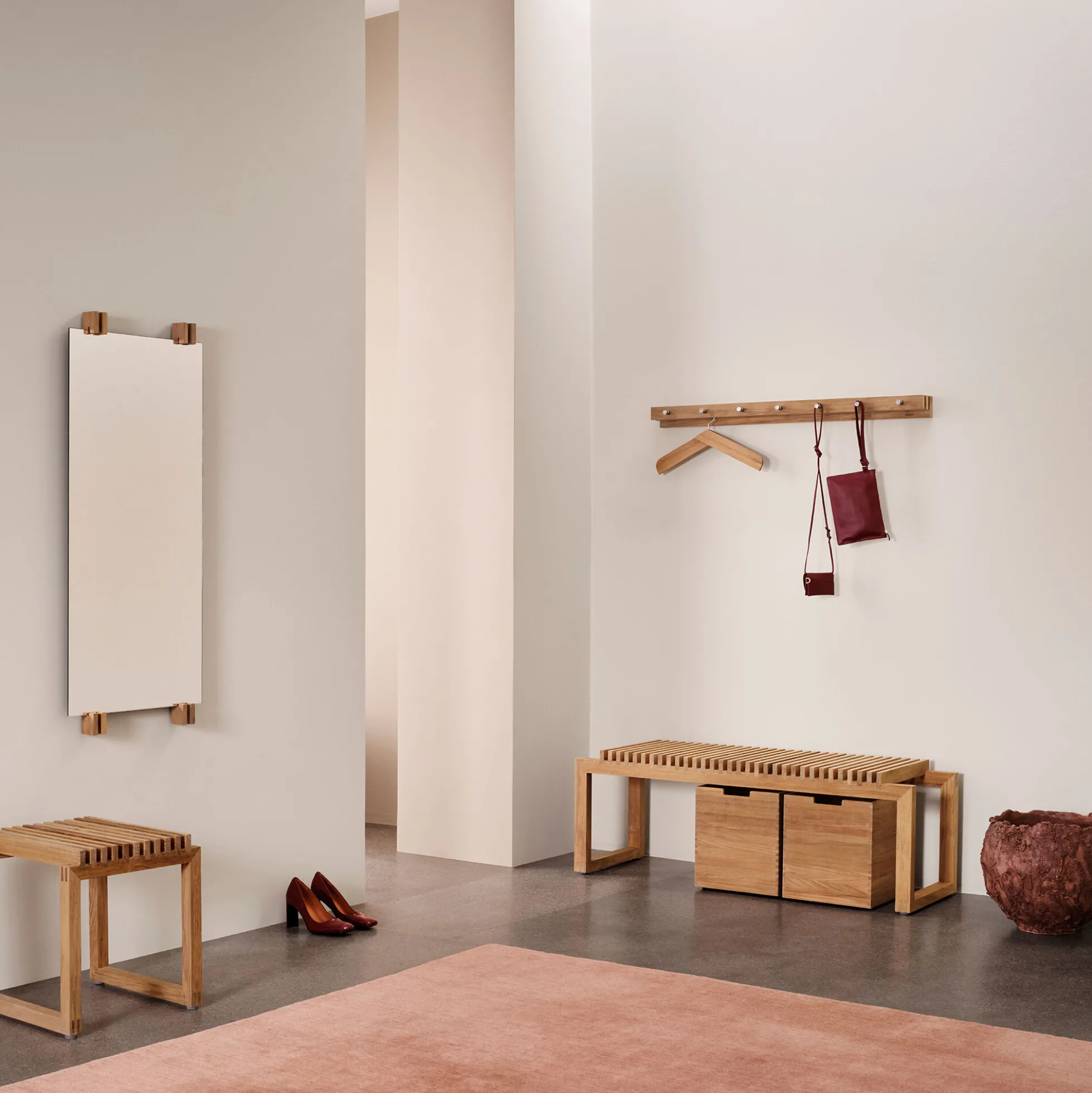Cutter Coat Rack 100, teak