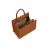 Cybill Cestino Handbag M, cognac brown