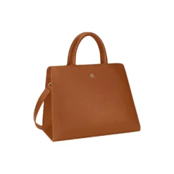 Cybill Cestino Handbag M, cognac brown