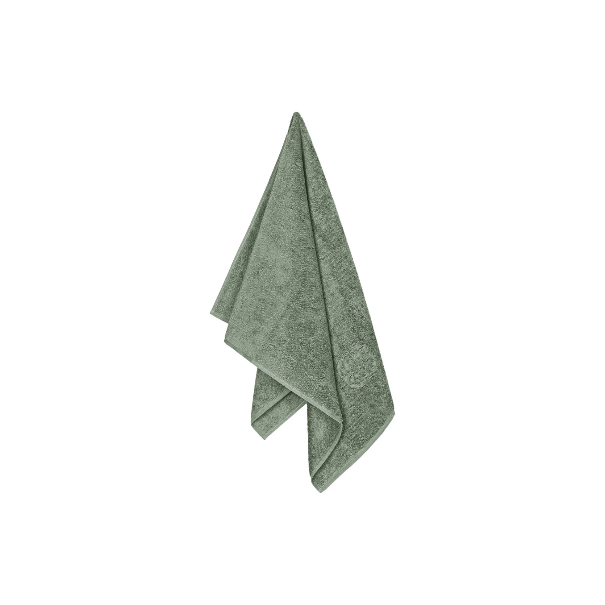 DAMASK TERRY håndklæde, mineral green