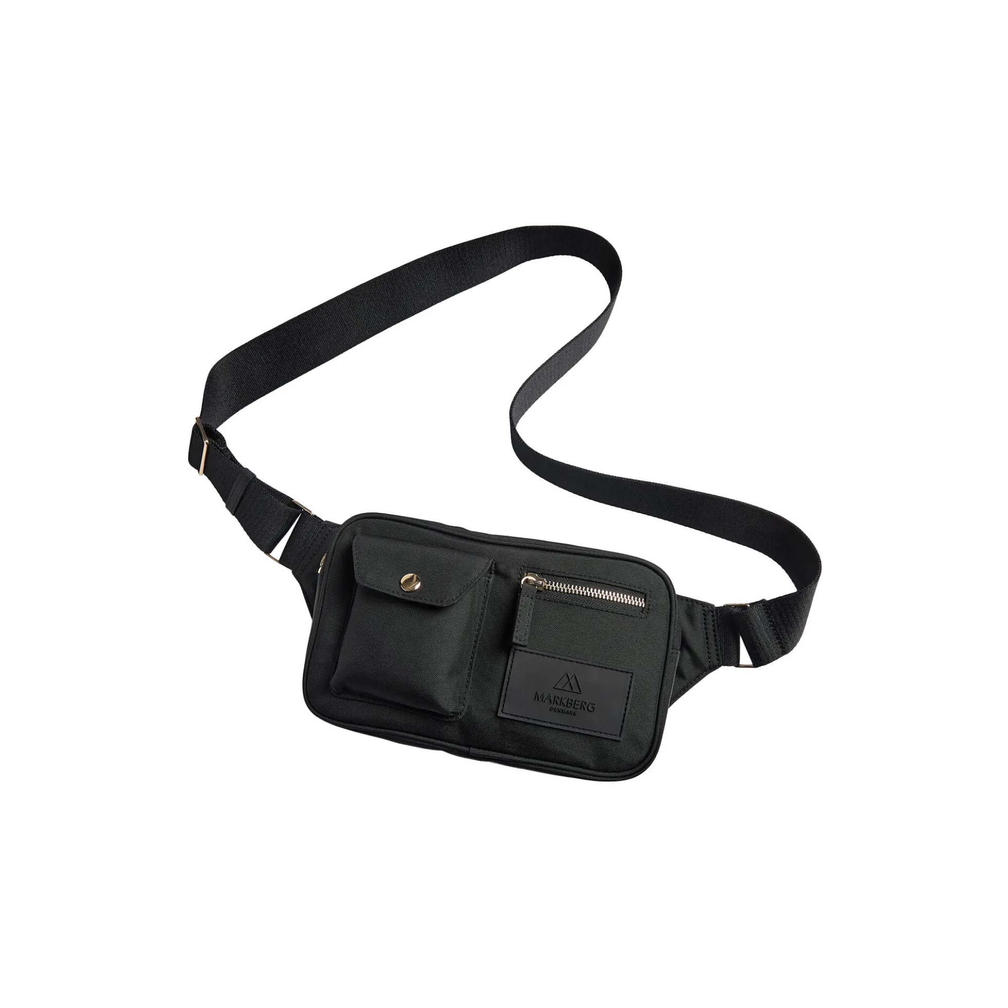 DarlaMBG Bum Bag, monochrome black w/gold