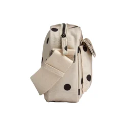 DarlaMBG Crossb. Monochrome, polka dot, creme