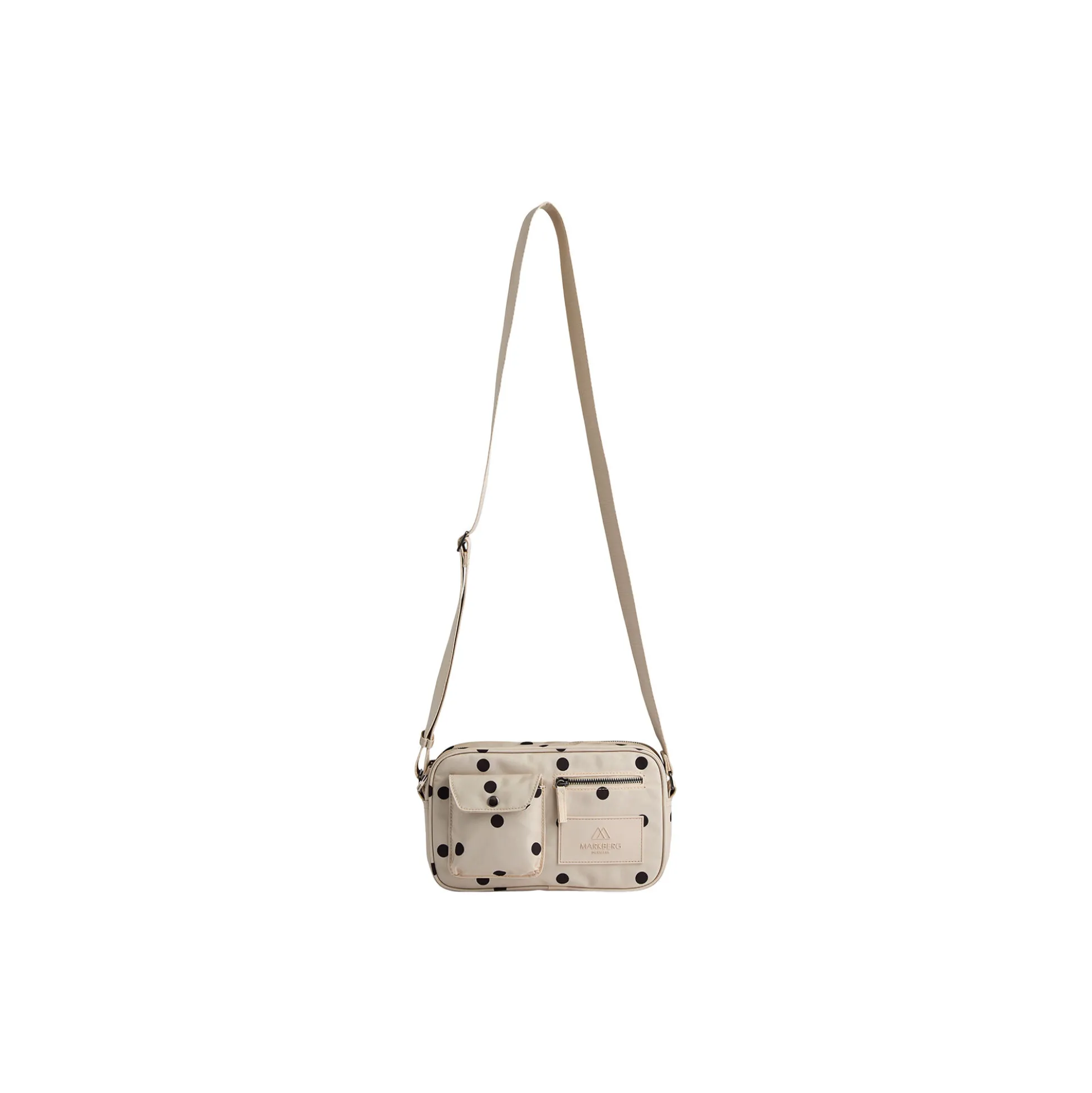 DarlaMBG Crossb. Monochrome, polka dot, creme