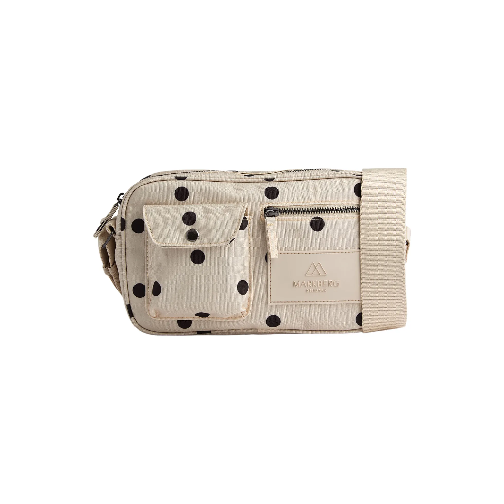DarlaMBG Crossb. Monochrome, polka dot, creme