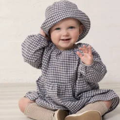 Dawson B Dress, marine check