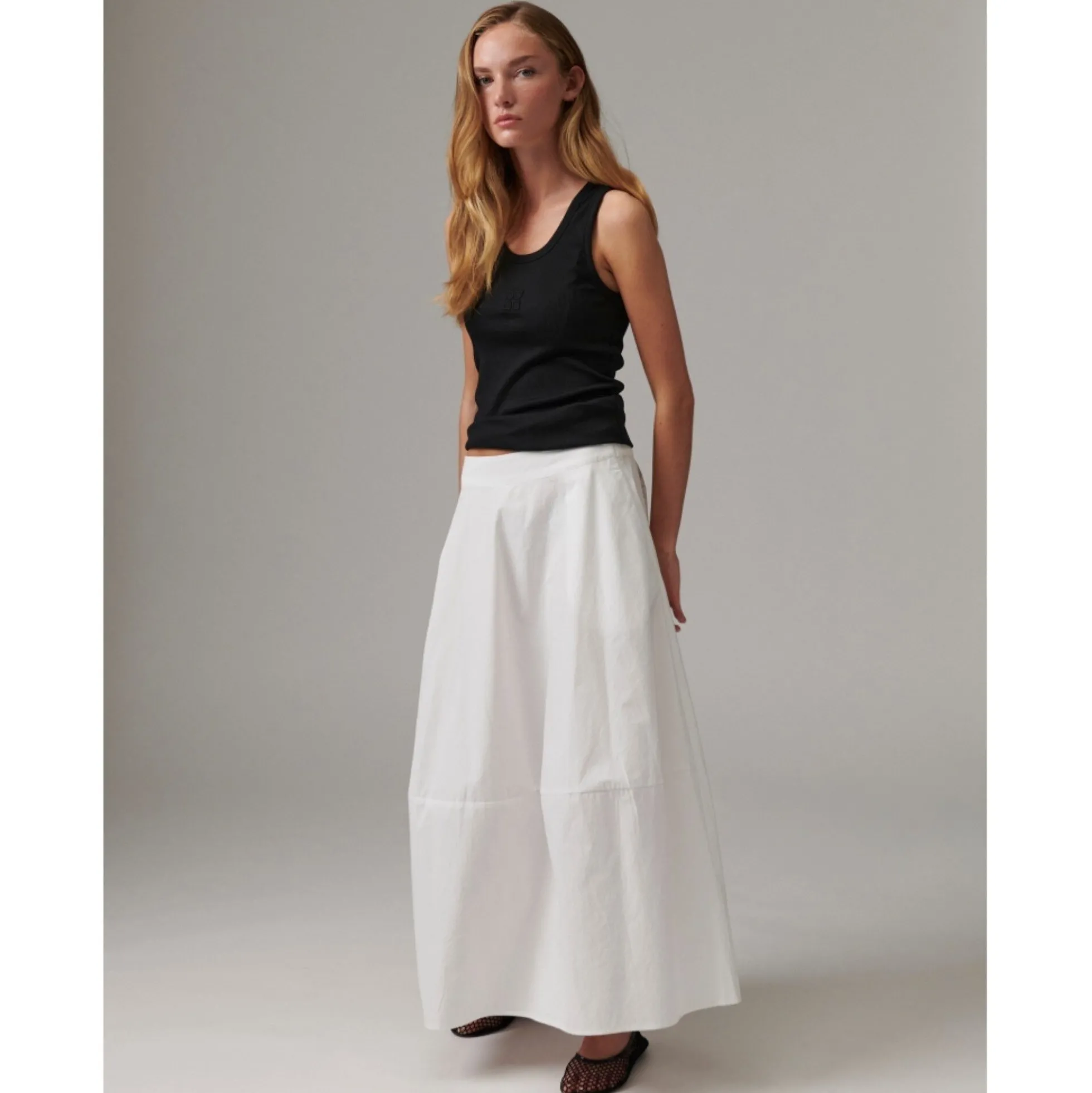 DAYPipa- Cottaline Skirt, brialliant white